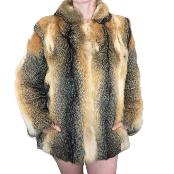 Zenthoefer's Furs Jackets & Blazers - Zenthoefer's Furs Vintage Fox Fur Coat - L
